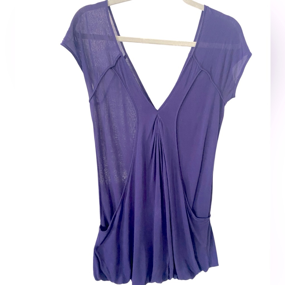 A/X Armani Exchange. Purple Top. Size S